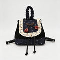 Cute Cartoon Bow Knot Lace Trim Mini Backpack 6W10BBG2510