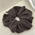 Sweet Floral Print Ruffled Hair Scrunchies 6W6HSR351