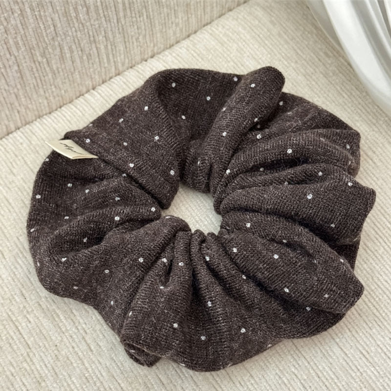 Sweet Floral Print Ruffled Hair Scrunchies 6W6HSR351