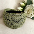 Trendy Hollow Out Woven Wide Hadband 6W6HBD288
