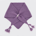 Thick Chunky Knitted Triangle Shawl - DippedShop Wholesale - #1539