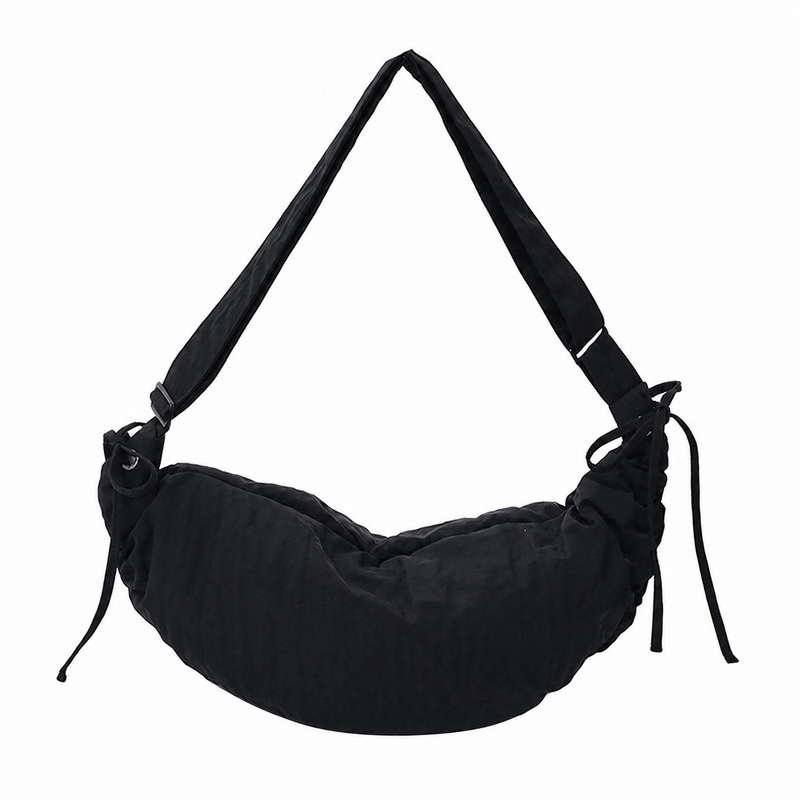 Fashion Ruched Large Capacity Crescent Bag 6W10BBG1807