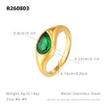 Cubic Zircon Ring - DippedShop Wholesale - #5043