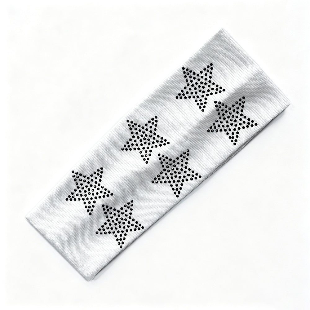 Stylish Star Rhinestones High Elastic Headband 6W6HBD411