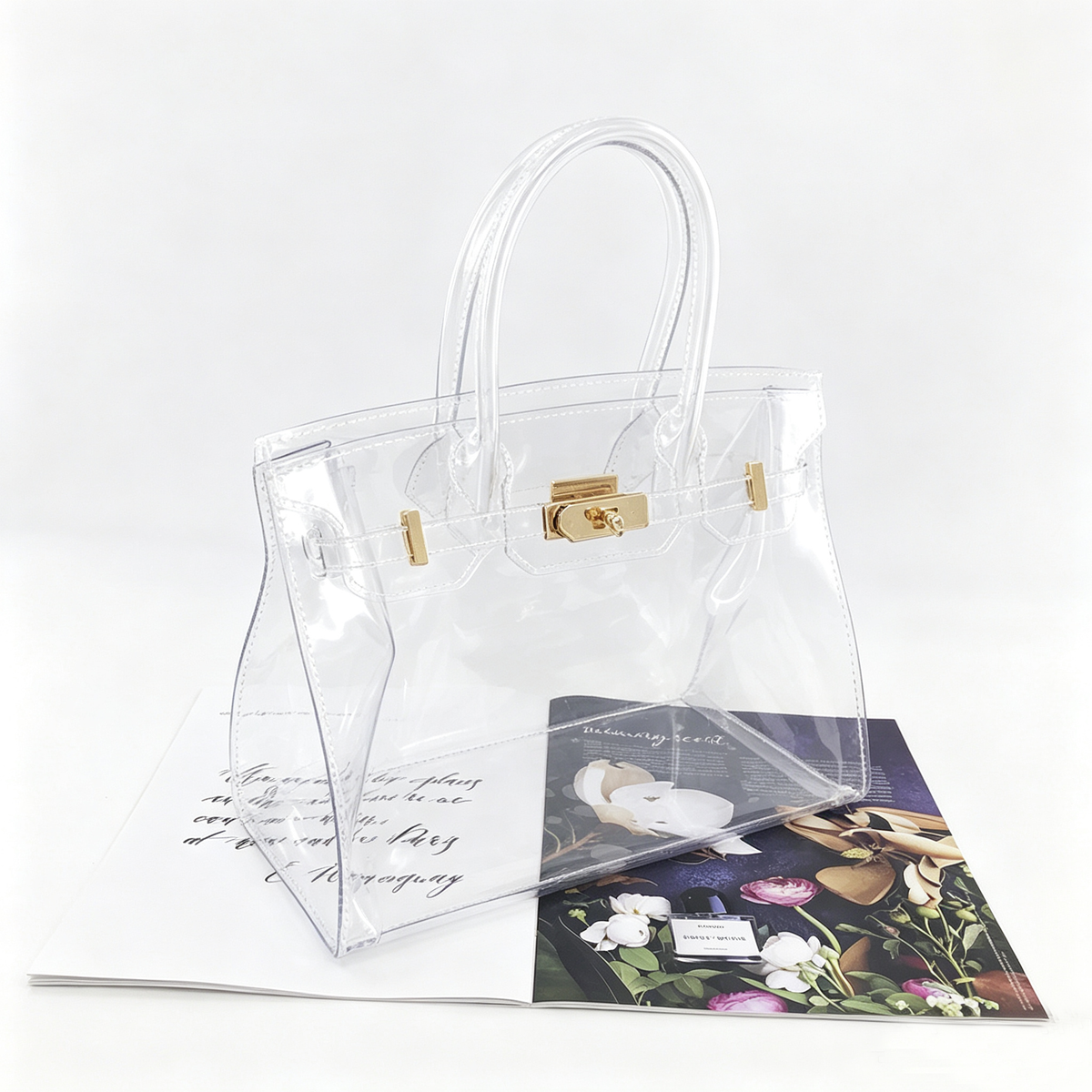Jelly Clear Tote Stadium Approved Shoulder Bag 6W10BBG2123