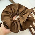 Minimalist Solid Color Double Layer Scrunchies 6W6HSR352