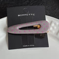 Vintage Polka Dots Hollow Acetate Hair Clip 8AS6HCP396L