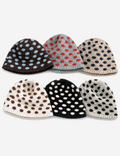 Cute Polka Dots Knit Bucket Hat 6W6HAT654