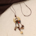 Coconut Shell Pendant Necklace - DippedShop Wholesale - #0883