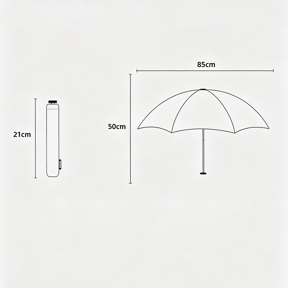 Ultra Light Compact Portable Folding Umbrella MK2MBFN6Z11UL03
