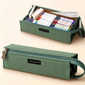 Minimalist Solid Color Pencil Case with Handle 6S10BOB1062