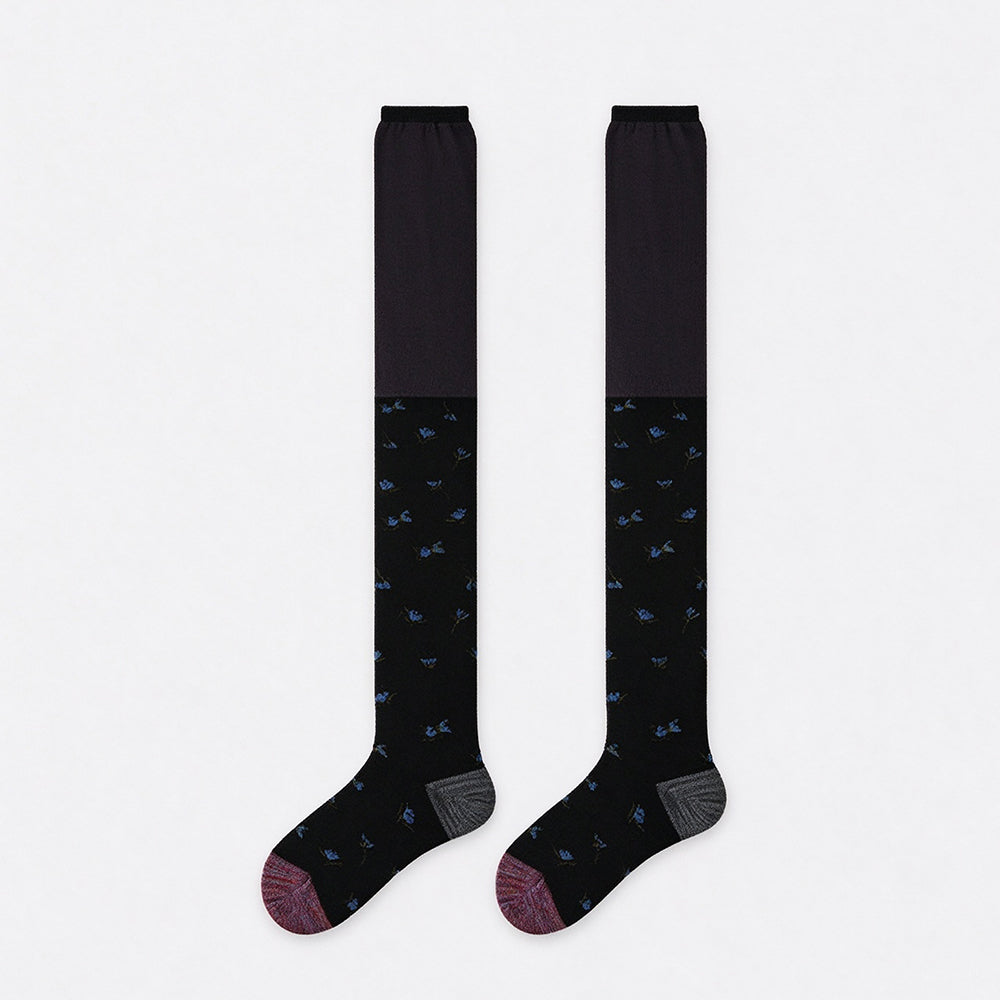Striped Non-Slip Knit Stockings - DippedShop Wholesale - #8595