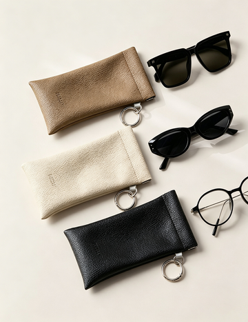 Minimalist Leather Portable Sunglasses Case MK2BLC6W13HSY45