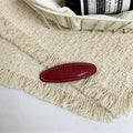 Simple PU Leather Rectangle Snap Hair Clip 6W6HCP1624