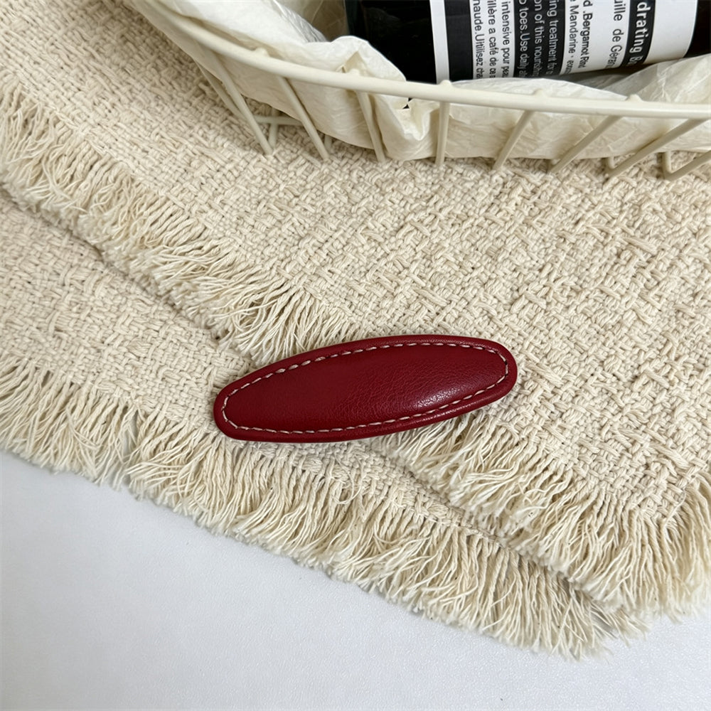 Simple PU Leather Rectangle Snap Hair Clip 6W6HCP1624