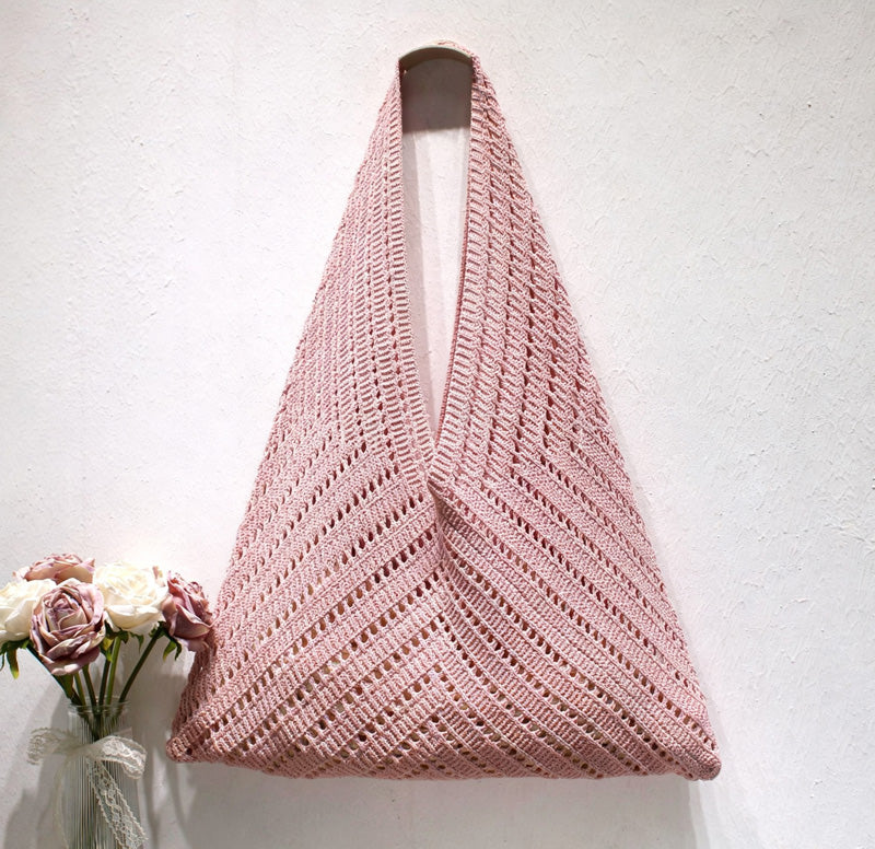 Trendy Hollow Out Solid Color Tote Bag 6W10BBG1778