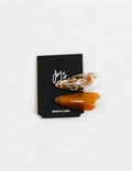 Retro Teardrop Duckbill Mini Hair Clip 6W6HCP1260