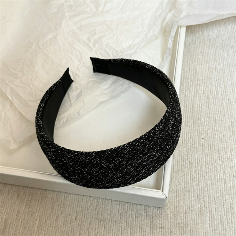 Retro Woven Tweed Textured Wide Headband 6W6HBD328