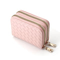 Woven Zipper Card Holder Wallet - DippedShop Wholesale - #4739