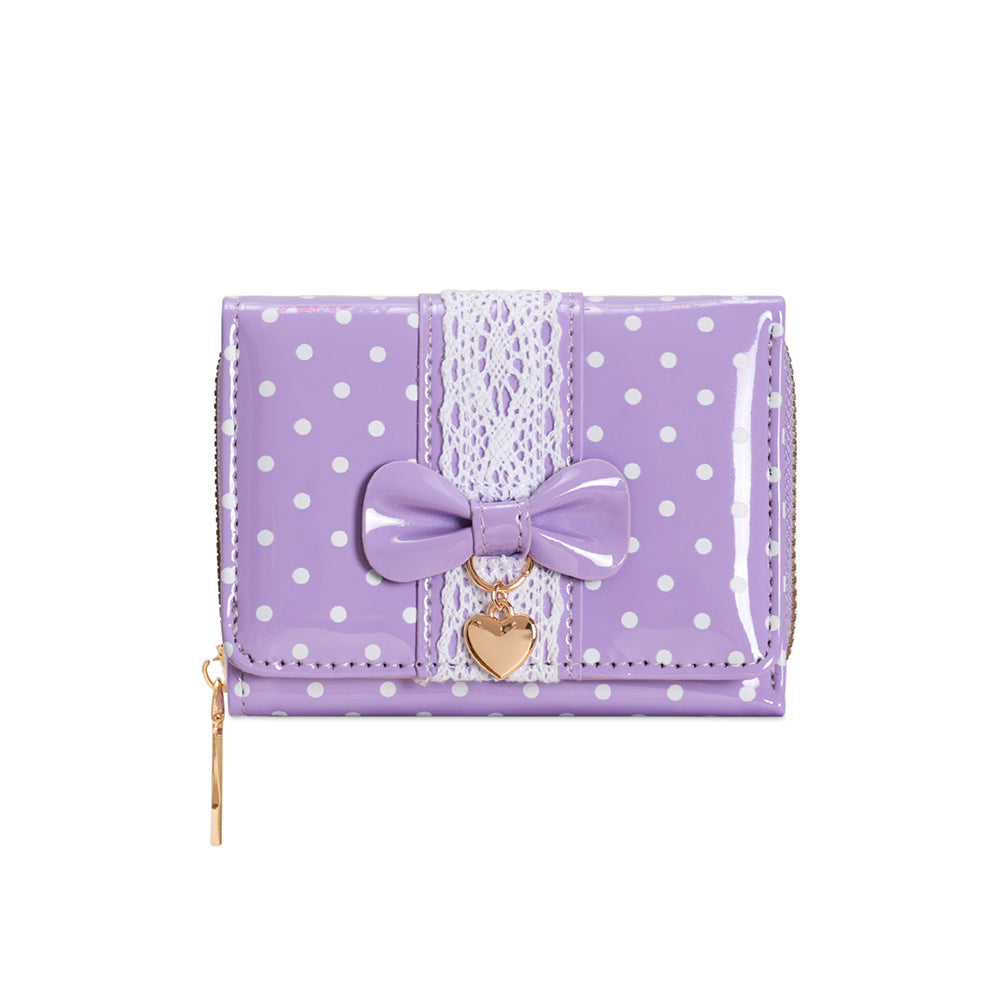 Polka Dot Trifold Wallet - DippedShop Wholesale - #6787
