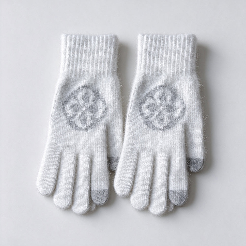Jacquard Knit Touchscreen Gloves - DippedShop Wholesale - #0435