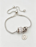 Elegant Rhinestones Heart Pendant Bracelet 6W6JBR678