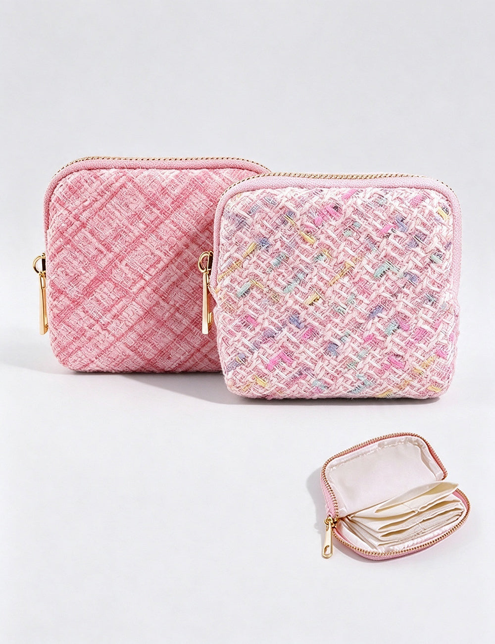 Multi-Layer Tweed Jewelry Organizer - DippedShop Wholesale - #9667