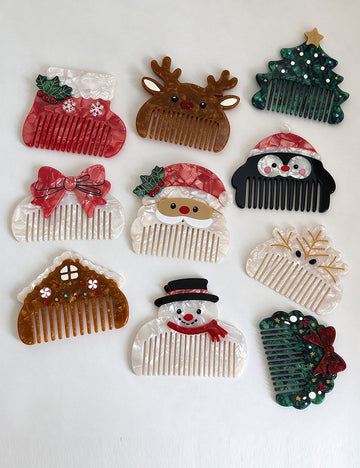 Acetate Hair Comb - DippedShop Wholesale - #1283