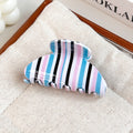 Striped Hair Claw - DippedShop Wholesale - #4099
