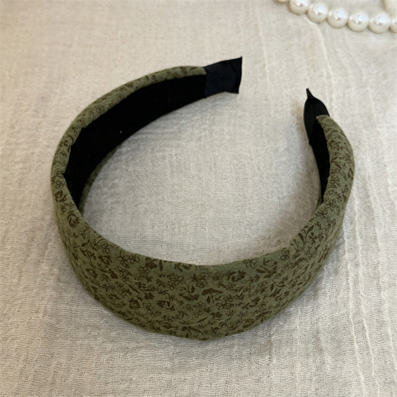Vintage Floral Print Non-Slip Wide Headband 6W6HBD319