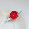Polka Dot Alligator Hair Clip - DippedShop Wholesale - #4195