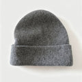 Simple Wool Blend Solid Color Knit Beanie Hat 6W6HAT542
