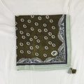 Vintage Flower Print Headscarf Square Scarf 6W6NSC214