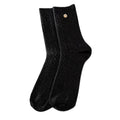 Solid Color Cable Knit Crew Socks 6W8FSO655