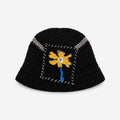 Color Block Splice Floral Jacquard Bucket Hat 6W6HAT634