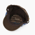 Vintage Plaid Splice Letter Embroidery Beret Hat MK2COK6W6HAT364