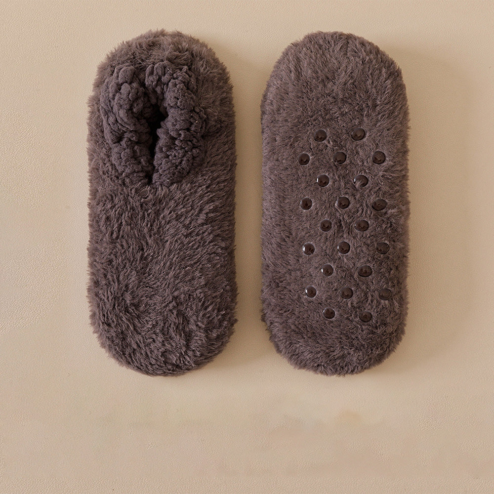 Plush Non-Slip Slipper Socks - DippedShop Wholesale - #5459