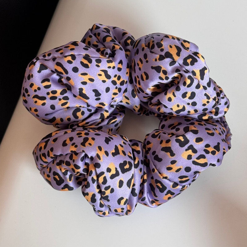 Vintage Leopard Print Elastic Hair Scrunchies 6W6HSR324