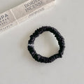 Minimalist Solid Color Satin Elastic Hair Tie MK2BLW6W6HHT30