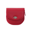 Elegant Zip Solid Color Leather Short Wallet 6W10BWB361
