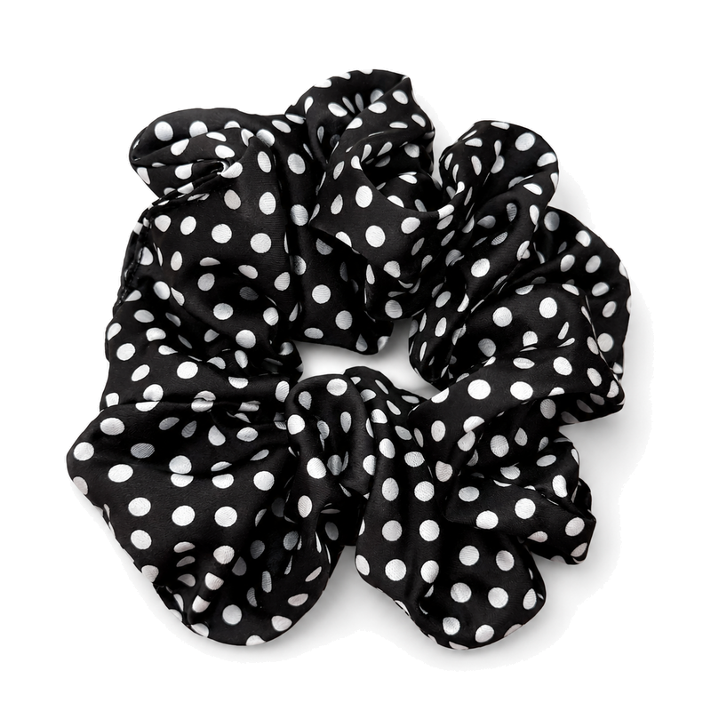 Vintage Polka Dots Print Elastic Scrunchies 6W6HSR335