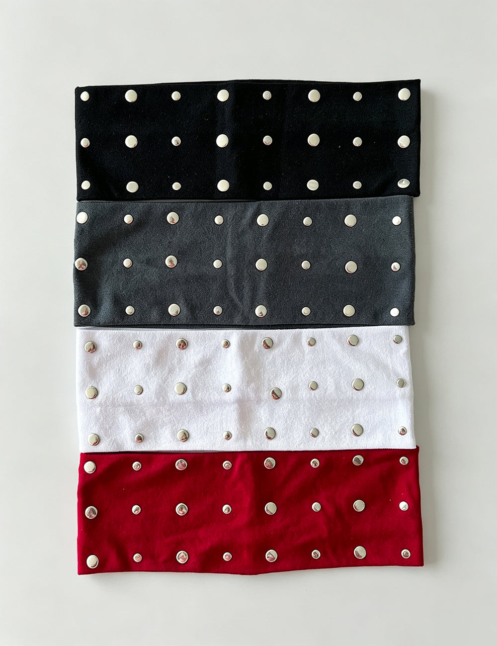 Rhinestone Elastic Wide Headband - DippedShop Wholesale - #2995