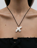 Ceramic Dove Pendant Necklace - DippedShop Wholesale - #5843