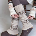 Fair Isle Leg Warmers - DippedShop Wholesale - #9603