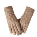 Cable Knit Touchscreen Gloves - DippedShop Wholesale - #3395
