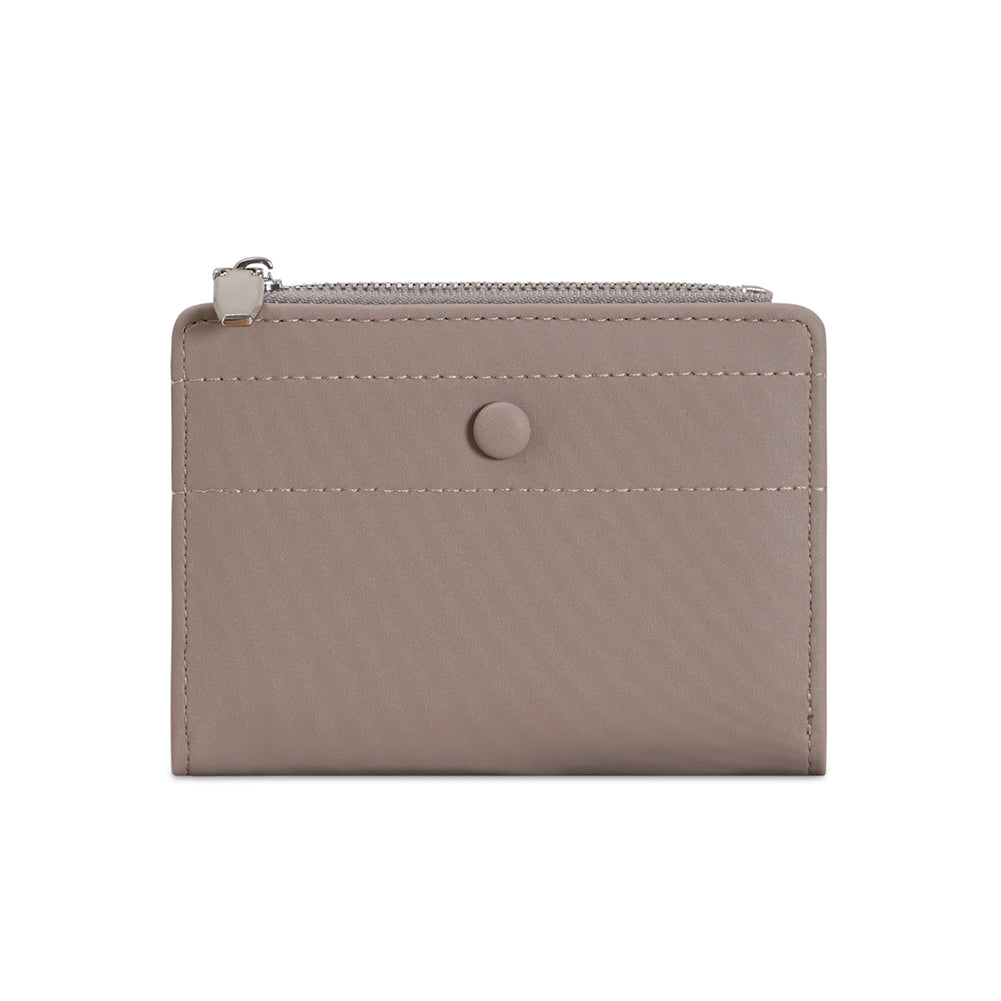 Minimalist Pastel Leather Short Bifold Wallet 6W10BWB360