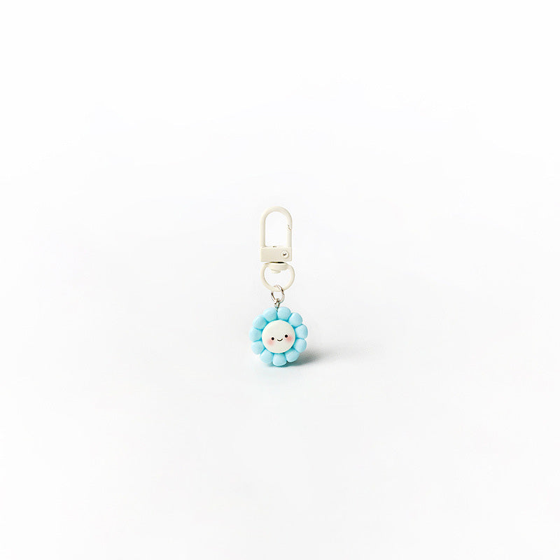Cute Smile Floral Pendant Keychain Bag Charm 6W10BBC673