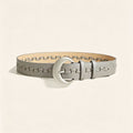 Fashion Hollow Out Wovven PU Leather Belt 6W6JBT225