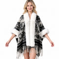 Faux Fur Knit Poncho Cape - DippedShop Wholesale - #8211