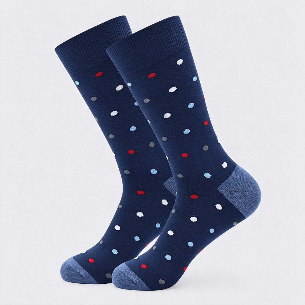 Stylish Colorful Polka Dots Elastic Socks 6W8FSO1003